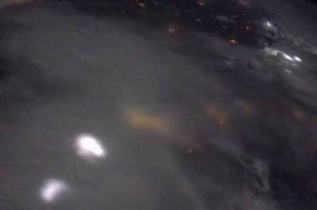 Astronauta gravou tempestade a bordo da Estação Espacial Internacional