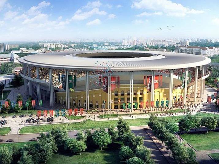 Estádio Central Ekaterinburgo tem capacidade para 44.130 mil torcedores