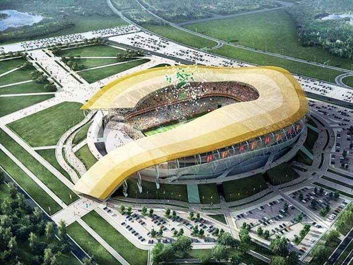 Estádio Rostov on Don há 43.700 mil lugares