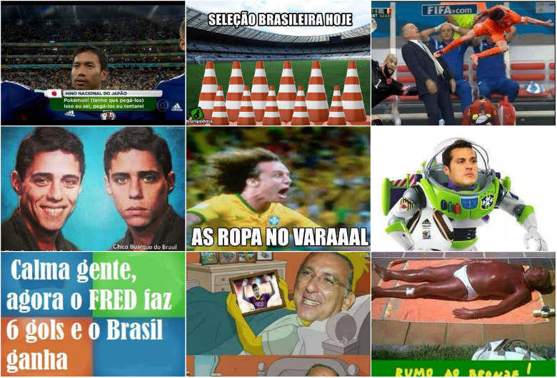 E a Copa acabou! Você se divertiu? Todos os jogos do torneio receberam montagens e brincadeiras para falar sobre os fatos que marcaram o torneio.

Confira a seguir os memes que mais renderam risadas nas redes sociais