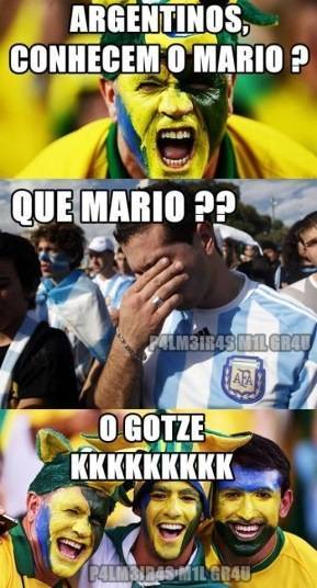 Brasileiros zoam os argentinos