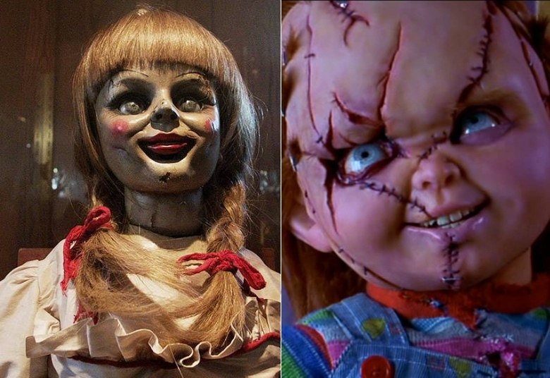 Bonecos assassinos já viraram figurinhas carimbadas em filmes de terror. Chucky é um clássico do gênero, que fez uma galera se desfazer de suas bonecas após ver o brinquedo aterrorizando famílias. Em Invocação do Mal a mesma premissa foi colocada nas telas novamente, mas dessa vez como uma sinistra boneca de menina que carrega uma maldição