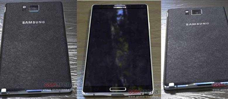 Acabamento do suposto Samsung Galaxy Note 4 parece ser mais luxuosa e segura que dos outros smartphones da marca