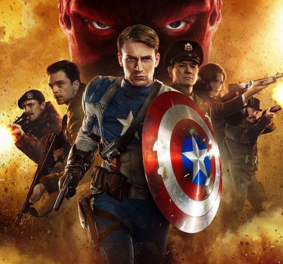 8 - Capitão América: O Primeiro Vingador (2011)Apesar de divertido, este filme conta com alguns problemas, como um roteiro meio cansativo. Chris Evans faz um ótimo trabalho na transformação de 'frangote' medroso para galã bombadão, mas só no segundo filme dá ao Capitão o tom de um verdadeiro líder. Hugo Weaving faz um vilão bem bacana e prende a atenção. É um primeiro passo dado, mas um pouco trêmulo, sabe?