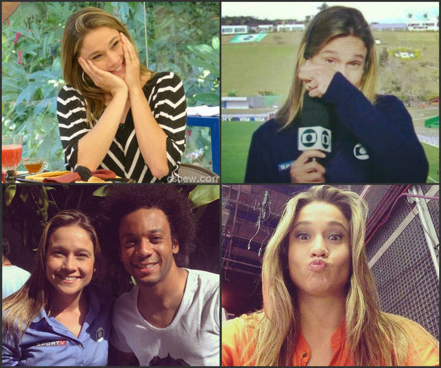 Fernanda Gentil roubou
a cena durante a Copa do Mundo no Brasil e virou figurinha requisitada nos
bastidores da Rede Globo. A loira, que acabou sendo apelidada de Musa da Copa,
dispensa o rótulo de celebridade, mas a-do-ra aparecer. Em seu Instagram, ela
mostra seu lado tiete e gosta de “causar”. Confira na galeria!