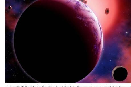 Exoplaneta fica a cerca de 12 anos-luz de distância da Terra