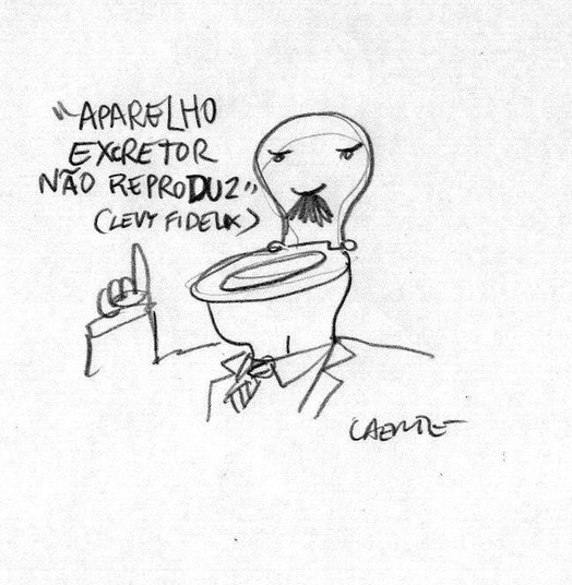 O cartunista Laerte também repercutiu a fala de Levy Fidelix (PRTB). Assista ao vídeo