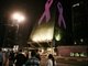 O Prédio da Fiesp na avenida Paulista está
decorado com o laço rosa, símbolo da campanha Outubro Rosa