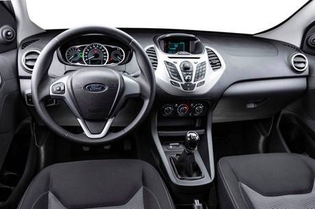 É o New Fiesta, é o Ecosport? Não, é a cabine do novo Ka