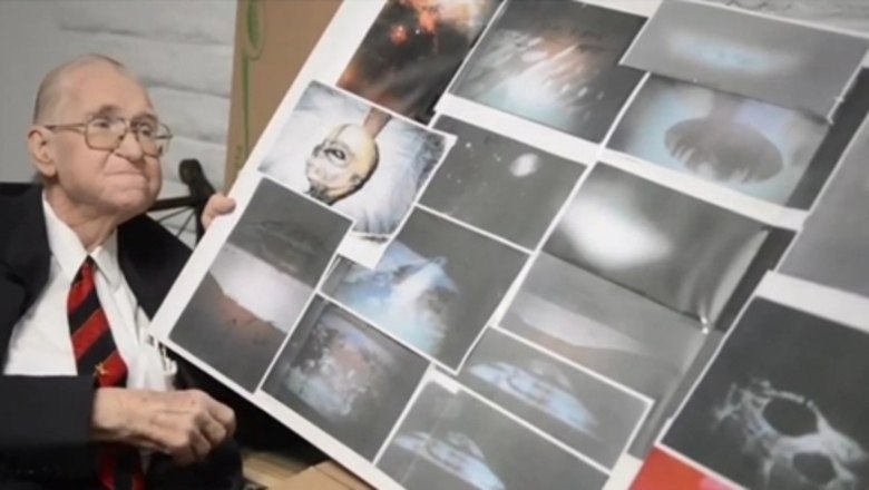  E Boyd mostra mais imagens que ele recolheu quando esteve nessa área. Incluem fotos de UFOs e aliens 