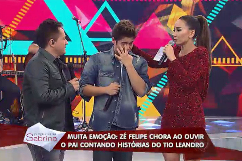 — Deus sabe o que faz e ele é uma pessoa muito boa, iluminada e que vai deixar muitas saudades sempre — disse Sabrina sobre Leandro