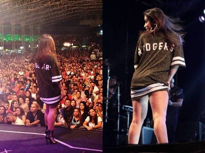 Anitta é linda, mas tem celulite como qualquer outra mulher. A cantora faz questão de escondê-la nas redes