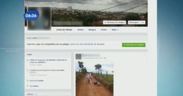 GO: suspeito de matar jovem publica foto da execução em rede social - R7
