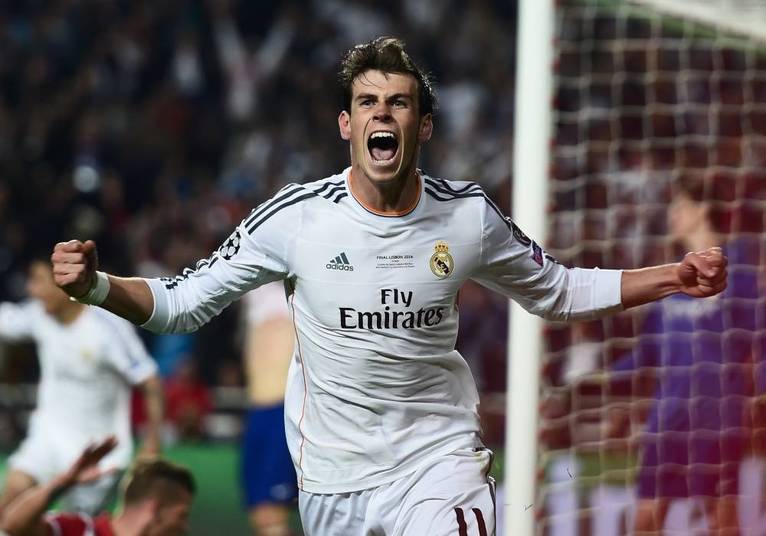 Gareth Bale é outro que fatura alto em pouco tempo. São R$ 3,02 por segundo