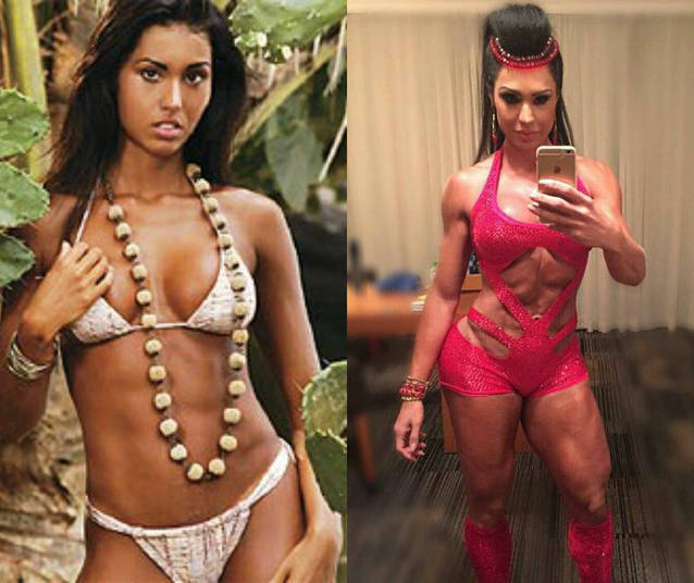 A mudança mais drástica do mundo das dançarinas com certeza foi a de Gracyanne Barbosa. A morena andou muito na prancha ao som da banda Tchakabum até ganhar um corpo musculoso e virar musa fitness. Podem criticar, mas é inegável que a ex-dançarina é focada e regrada. Mesmo sendo bailarina do famoso grupo de axé, a visibilidade mesmo veio no Carnaval, quando a morena foi rainha de bateria em 2007 em uma escola carioca. Em 2008 deixou o grupo e no ano seguinte fez sua estreia na TV em uma readaptação de uma novela mexicana. Seu romance com o cantor Belo também redeu o que falar, já que na época o cantor ainda tinha ligação com a ex-namorada, a atriz Viviane Araujo. O tempo passou e as confusões também. Hoje, Gracy se dedica ao casamento, à manutenção dos músculos, ao Carnaval e aos trabalhos como empresária e modelo