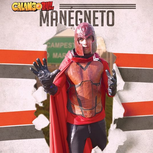 Na página de Facebook da produção, foram postadas imagens de todos personagens do filme. Magneto virou Manégneto