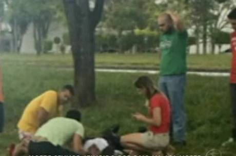 Pessoas que passavam pelo local tentaram socorrer homem atingido por raio na Asa Norte