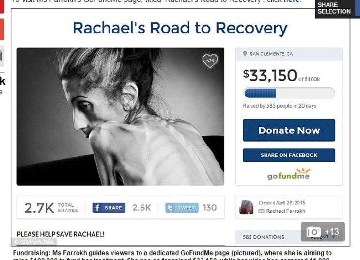 A atriz abriu uma página na
internet para tentar arrecadar os cerca de R$ 350 mil de que precisa

 