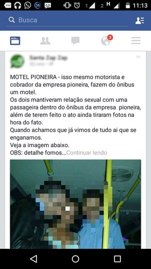 A
mulher que aparece nas imagens diz que está sendo ameaçada desde que as fotos
apareceram na internet. De acordo com a Polícia Civil do DF, a vítima afirmou
que as fotos foram tiradas e postadas na rede sem o consentimento dela. A
delegacia apura os fatos