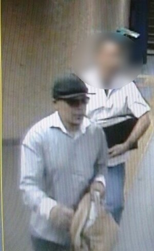 Imagem mostra homem suspeito de envolvimento no crime do metrô