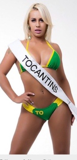Débora Dunhill, representante do Tocantins, foi a segunda classificada