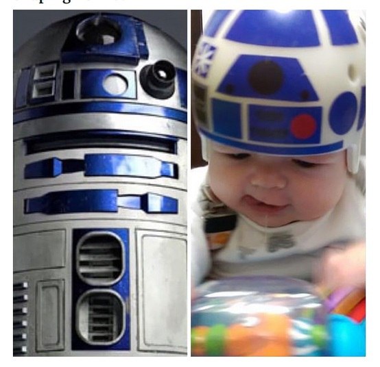 Aqui, uma imagem do primeiro capacete de Jack