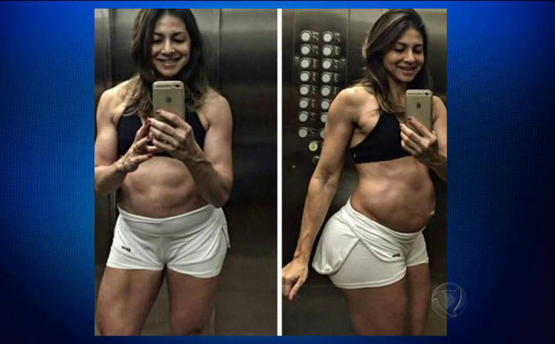 Gabriela Zugliani provocou um alvoroo na internet aps publicar uma foto em que aparece com a barriga trincada no oitavo ms de gestao. A nutricionista conversou com o Hoje em Dia para falar sobre toda essa polmica+ Acesse R7 Play e assista s ntegras do Hoje em Dia! Clique e experimente de graa!+ Malhando pesado! Veja como eram as celebridades antes de terem corpos torneados e musculosos+ Jovem emagrece 80 kg e revela: Fao questo de fotos mostrando minha barriga cheia de cicatrizes e peles