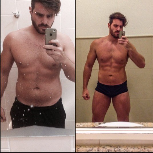 Ele malha com o acompanhamento de um personal trainner e faz dieta para manter a forma. — Uma coisa que eu pensei que jamais faria é pisar em uma clínica de estética, mas depois que fiz alguns procedimentos vi que ajudam realmente a maximizar determinados resultados