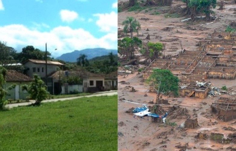 Localizado na parte baixa de Mariana, na região central de Minas, o distrito de Bento Rodrigues era um lugarejo tranquilo que abrigava 188 famílias. Todas elas ficaram desabrigadas após o rompimento de duas barragens de mineração da Samarco