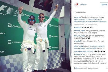 Equipe McLaren levou na esportiva protesto de Alonso e Button