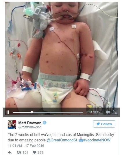 Por meio da plataforma Just Giving foi criado uma campanha de arrecadação de dinheiro para o Hospital Evelina London Children's Hospital, que oferece tratamento de saúde para crianças na capital britânica