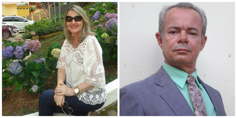 O sargento da Polícia Militar e
ex-vereador Natalino Botelho, de 65 anos, é suspeito de assassinar a mulher, Nádia Helena Guerra, de 56 anos, e
fugir com um dos filhos do casal. O crime aconteceu na última
quarta-feira (30), em São Gabriel da Palha, no Espírito Santo