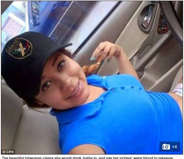 Jornais locais também publicaram que ela insinuou ter tido
relações sexuais com os cadáveres, usando cabeças decapitadas e outras partes
do corpo para sentir prazer.
Juana fez o relato chocante de dentro de uma
prisão na Califórnia, onde aguarda a sentençaTraficante entrega a chefona de cartel por estar 'horrorizado com o monstro que ela se tornou'