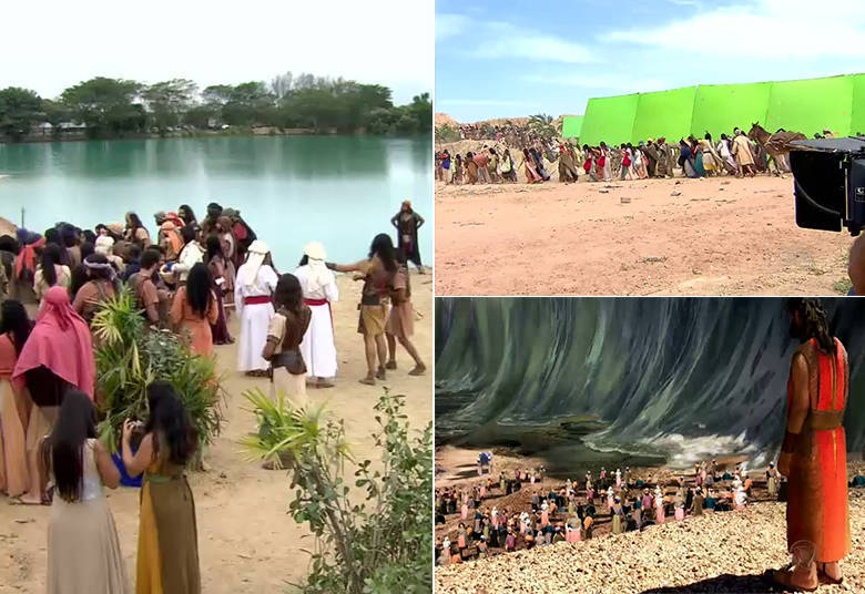 Uma cena grandiosa está prestes a acontecer em A Terra Prometida. A travessia do rio Jordão é um momento crucial na saga do povo hebreu. A sequência, repleta de efeitos especiais, está prevista para ir ao ar no capítulo desta quarta-feira (17)• Travessia do Rio Jordão marca início da conquista de A Terra Prometida• 'É quando fica comprovado que Deus está com Josué', diz Sidney Sampaio sobre travessia do rio Jordão• Acesse R7 Play e assista às íntegras de A Terra Prometida 