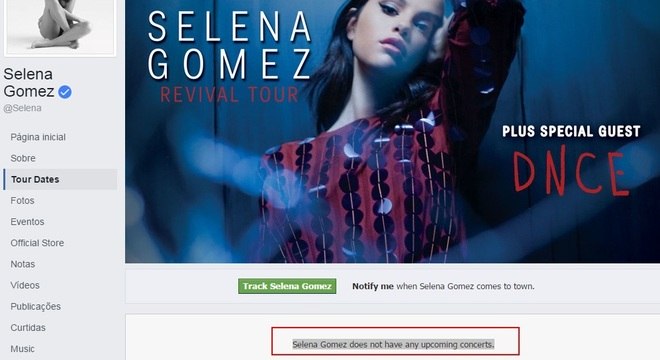 Após anúncio de pausa na carreira, datas de shows de Selena Gomez são retiradas de seu site 6