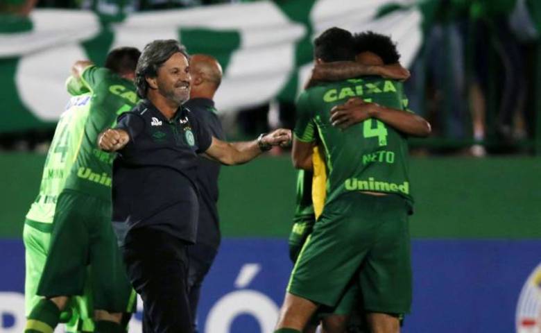 A Chapecoense disputaria a final da Copa sul-americana amanhã, em Medellín, contra o Atlético Nacional