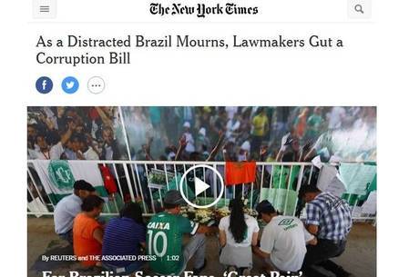Resultado da manobra dos parlamentares é "uma legislação que pode prejudicar significativamente a autoridade dos promotores e juízes", de acordo com o jornal