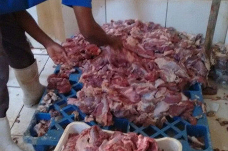 A comida seria utilizada para preparação de charque
