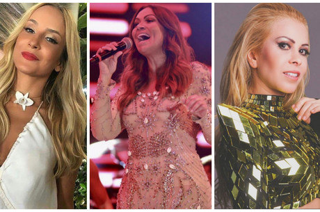 Resultado de imagem para CLAUDIA LEITTE E JOELMA e solange almeida