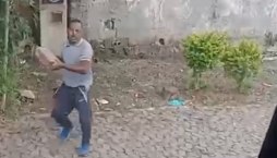 Homem ataca motorista de ônibus após receber 'buzinada' (Reprodução/Record Minas)
