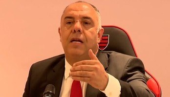 Marcos Braz comenta declarações de Textor: 'Isso é ruim para todo mundo' (Record TV Rio)