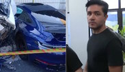 Justiça define que dono do carro de luxo envolvido em acidente não será preso (Montagem/Reprodução Agência Record/RECORD)