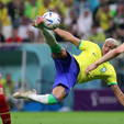 Gol de Richarlison contra a Sérvia é eleito o mais bonito da Copa
 (REUTERS/Amanda Perobelli)