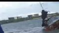 Barco pirata afunda no Lago Paranoá após fortes chuvas no DF (Reprodução)