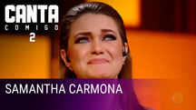 Samantha Carmona encanta 90 jurados e se emociona (Reprodução)