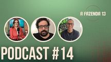 Dantas e Rafael comentam sobre a tour da jaqueta e as novas alianças no reality show - Podcast A Fazenda 13 (Reprodução)