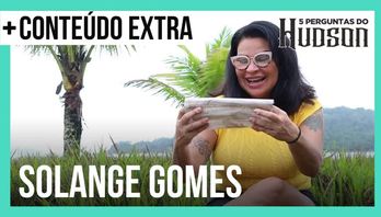 Solange Gomes revela torcida para Ste na reta final do reality | 5 Perguntas do Hudson (Reprodução)