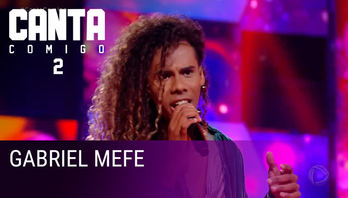 Gabriel Mefe solta a voz em música do Aerosmith, mas não atinge marca do Top 3 (Reprodução)