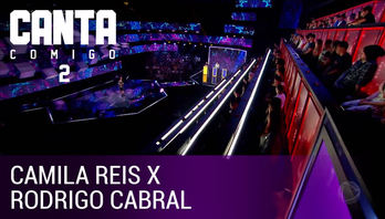 Camila Reis e Rodrigo Cabral duelam na semifinal (Reprodução)