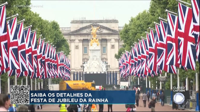 Reino Unido se prepara para as comemorações do jubileu de platina da rainha Elizabeth